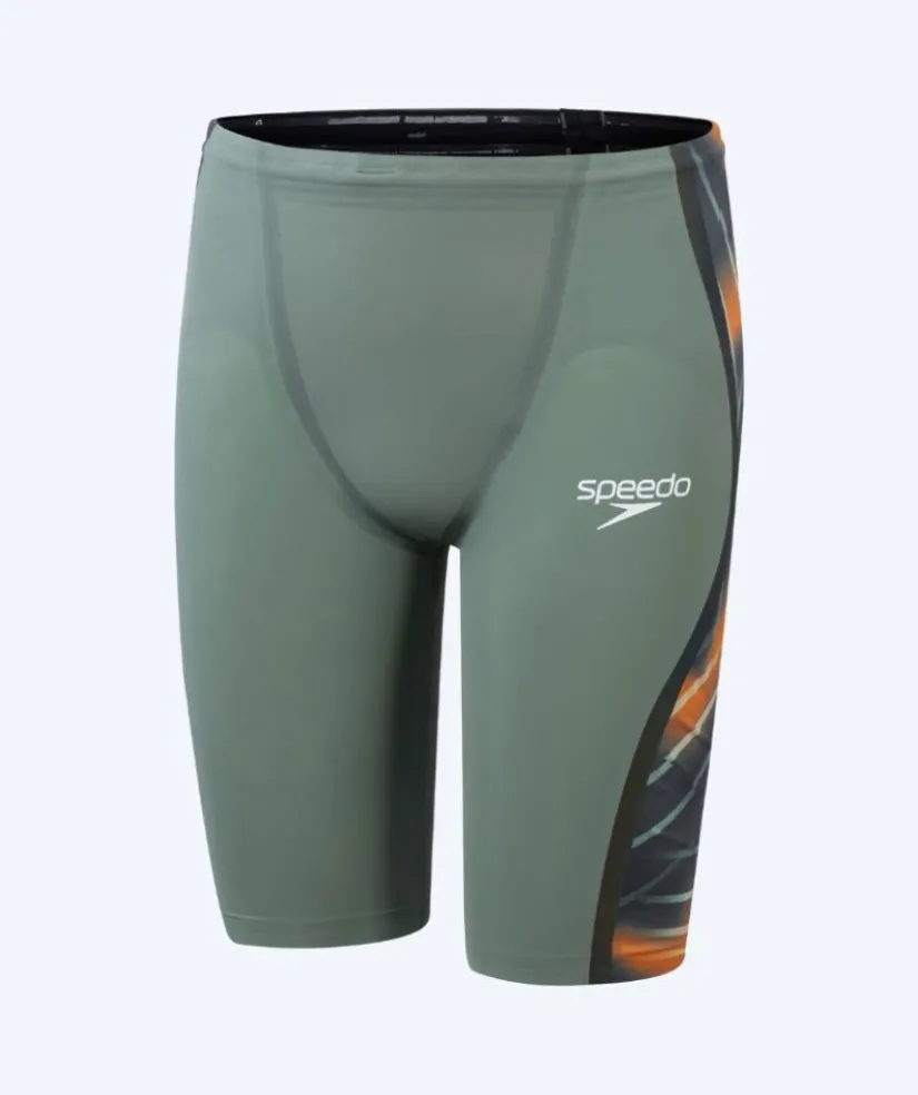 Clearance Speedo konkurrence badebukser til mænd - LZR Pure Intent 2.0 - Grøn/orange