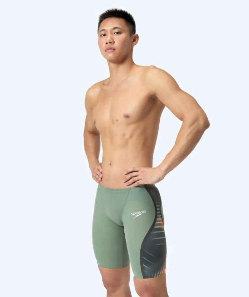 Clearance Speedo konkurrence badebukser til mænd - LZR Pure Intent 2.0 - Grøn/orange