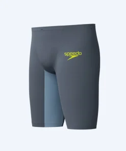 Online Speedo konkurrence badebukser til mænd - LZR Pure Valor 2.0 - Grå/gul