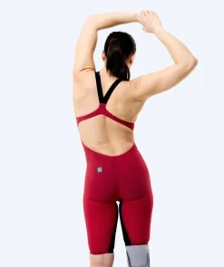 New Speedo konkurrence badedragt til damer - LZR Pure Valor 2.0 - Mørkerød