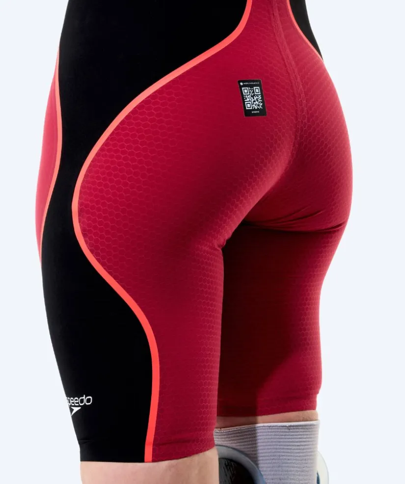 Online Speedo konkurrence badedragt til damer - LZR Pure Intent 2.0 - Mørkerød/sort