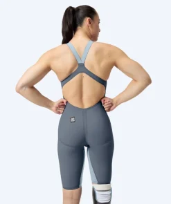 Hot Speedo konkurrence badedragt til damer - LZR Pure Valor 2.0 - Grå/gul