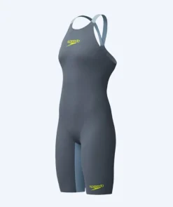 Hot Speedo konkurrence badedragt til damer - LZR Pure Valor 2.0 - Grå/gul