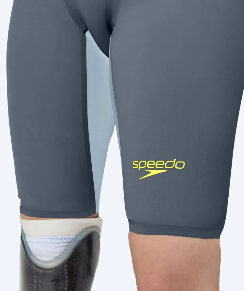 Hot Speedo konkurrence badedragt til damer - LZR Pure Valor 2.0 - Grå/gul
