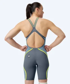 Discount Speedo konkurrence badedragt til damer - LZR Pure Intent 2.0 - Grå/gul