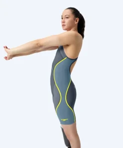Discount Speedo konkurrence badedragt til damer - LZR Pure Intent 2.0 - Grå/gul