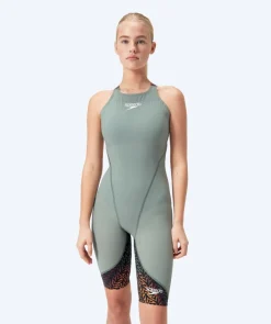 Clearance Speedo konkurrence badedragt til damer - LZR Ignite - Grøn/orange