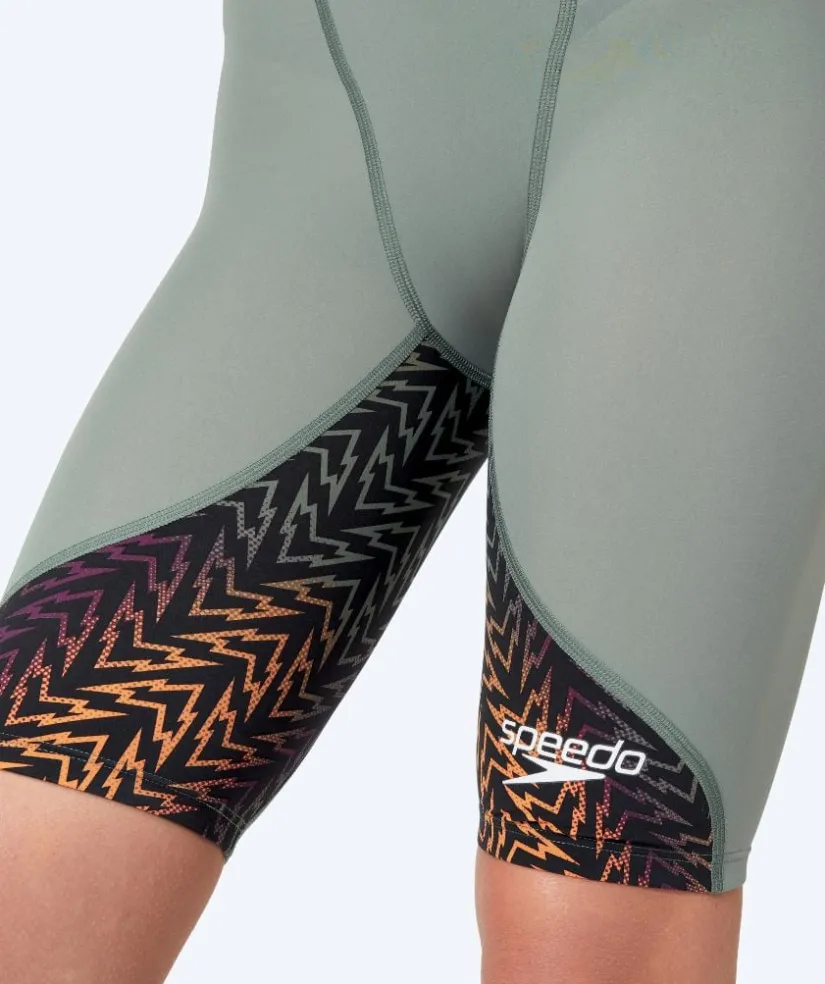 Clearance Speedo konkurrence badedragt til damer - LZR Ignite - Grøn/orange