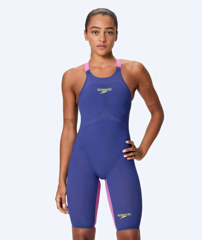 Hot Speedo konkurrence badedragt til damer - LZR Pure Valor 2.0 - Lilla/lyserød
