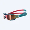 Discount Speedo konkurrence svømmebriller til børn (6-14) - Fastskin Hyper Elite Mirror - Rød/blå