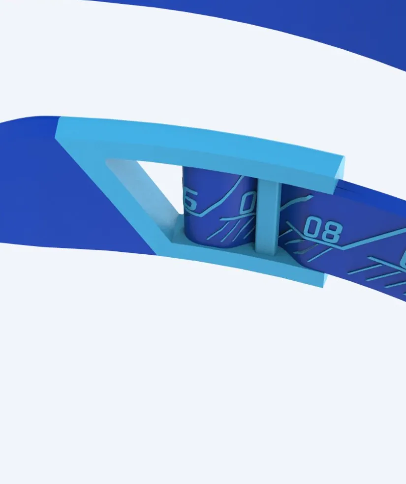 Online Speedo konkurrence svømmebriller til børn (6-14) - Fastskin Hyper Elite Mirror - Blå