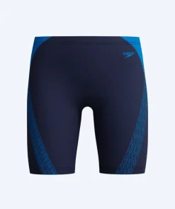 Speedo lange badebukser til drenge - Hyperboom Splice - Mørkeblå