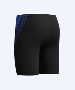 Discount Speedo lange badebukser til drenge - Hyperboom Splice - Sort/mørkeblå