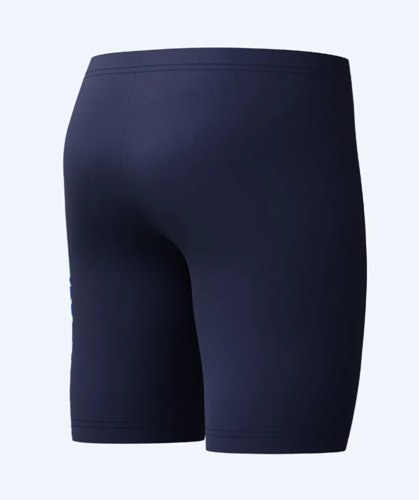 Hot Speedo lange badebukser til drenge - Hyperboom Splice - Mørkeblå/grøn