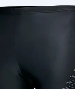 New Speedo lange badebukser til mænd - Medley Logo - Sort/grå