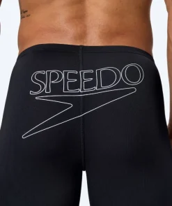 Sale Speedo lange badebukser til mænd - Endurance Logo - Sort