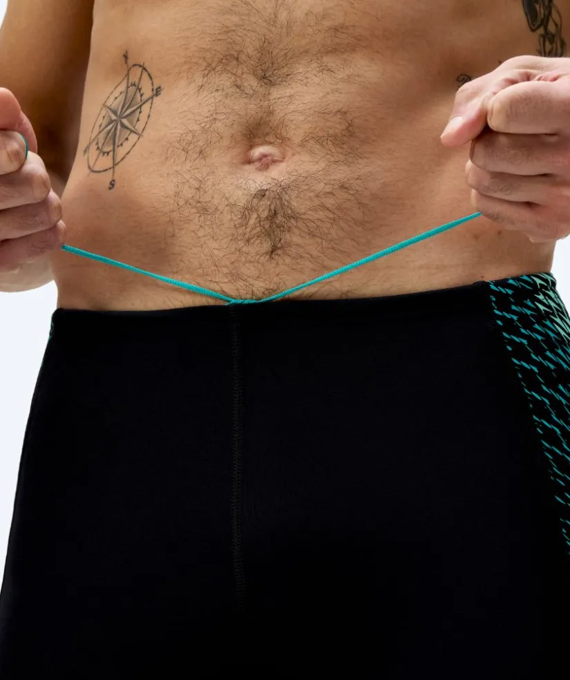 Best Speedo lange badebukser til mænd - Endurance Max Tech Pannel - Sort/grøn