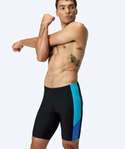 Best Speedo lange badebukser til mænd - Dive - Sort/lyseblå