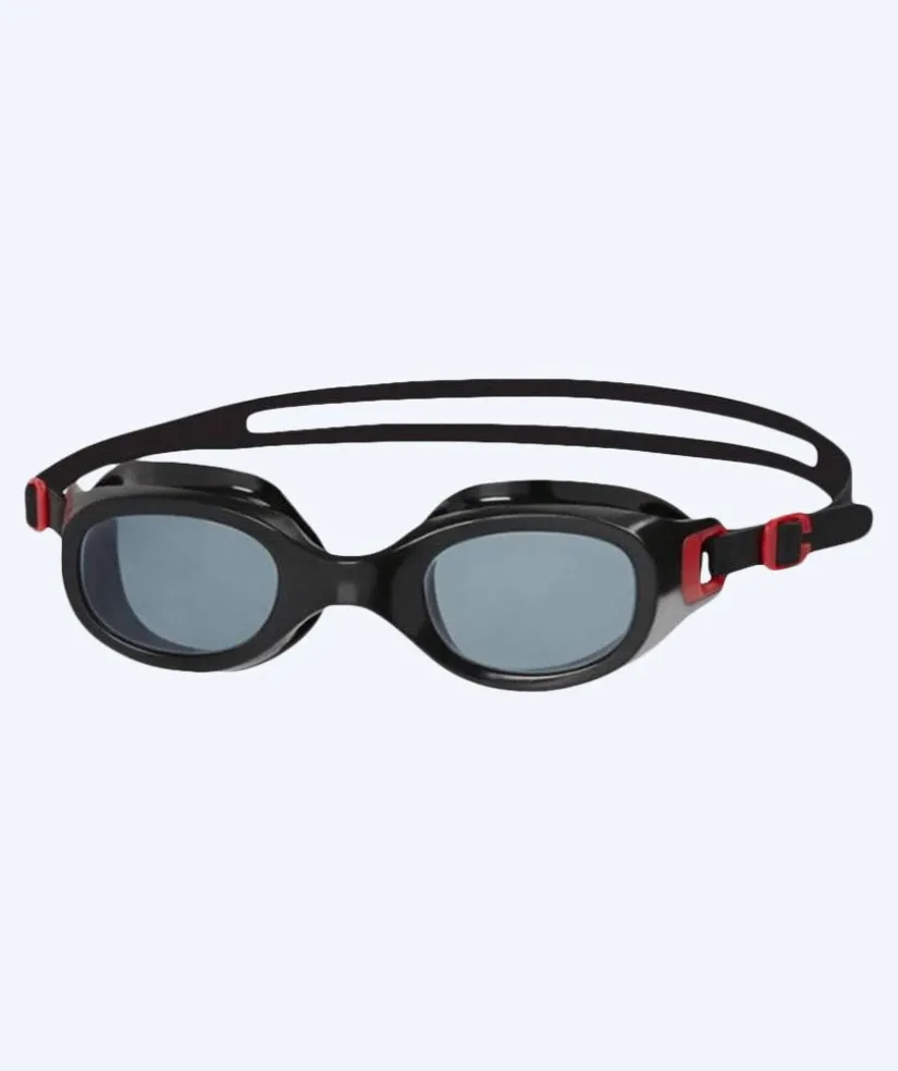 Speedo motions svømmebriller - Futura Classic - Rød (Smoke linse)
