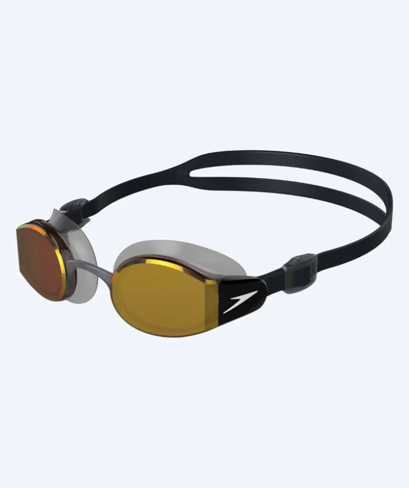 Best Speedo motions svømmebriller - Mariner Pro Mirror - Sort/guld