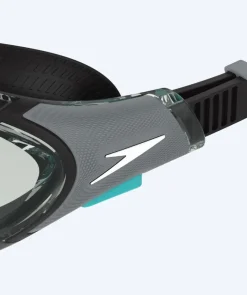 Discount Speedo nærsynede svømmebriller med styrke til voksne - (-1.5) – (-6.0) - Biofuse 2.0 - Sort/grå (Smoke linse)