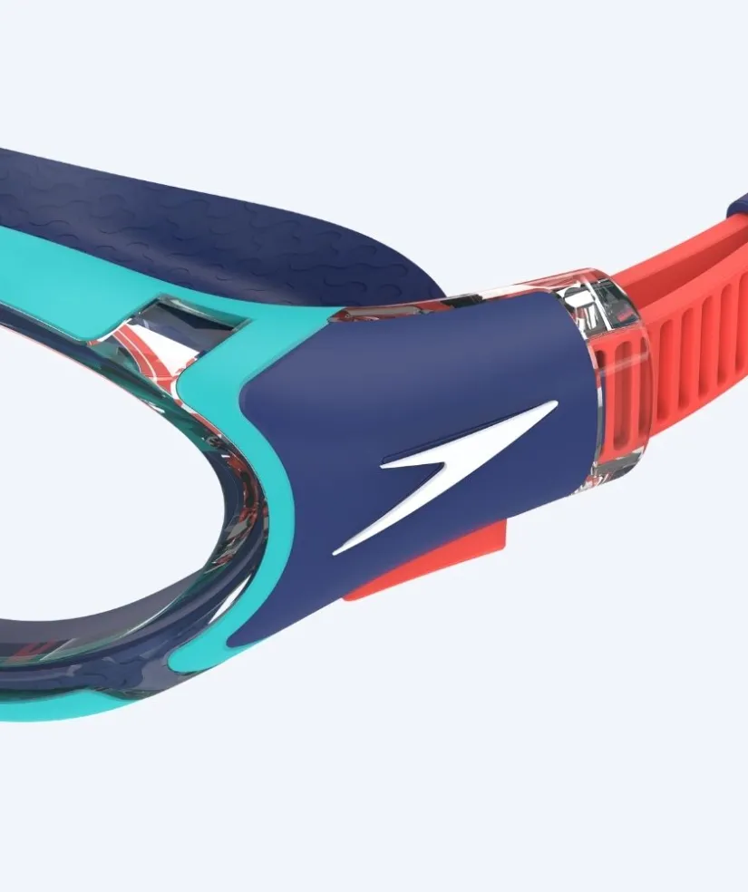 Sale Speedo svømmebriller til børn (6-14) - Biofuse 2.0 - Blå/orange
