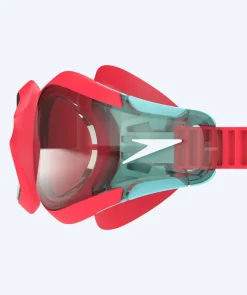Online Speedo svømmebriller til børn (6-14) - Hydrosity 2.0 - Rød/lyseblå (Smoke linse)
