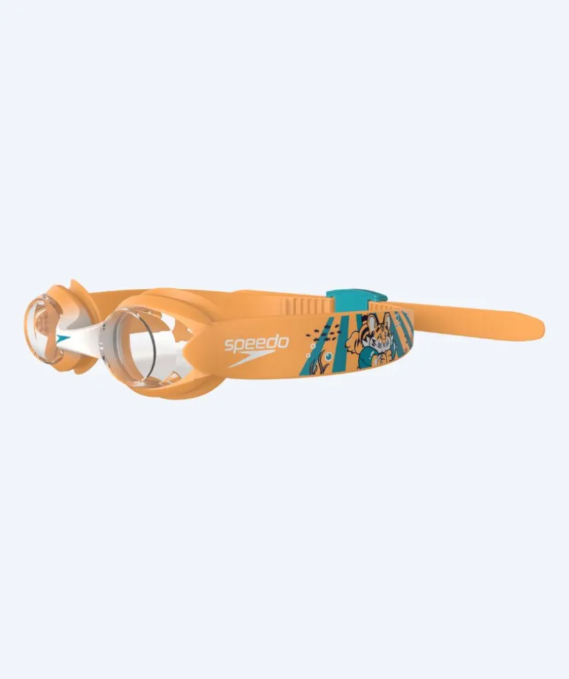 Outlet Speedo svømmebriller til børn (2-6) - Infant Illusion - Orange/klar