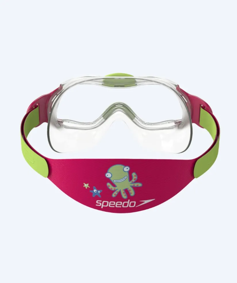 Online Speedo svømmebriller til børn (2-6) - Sea Squad Mask - Klar/pink