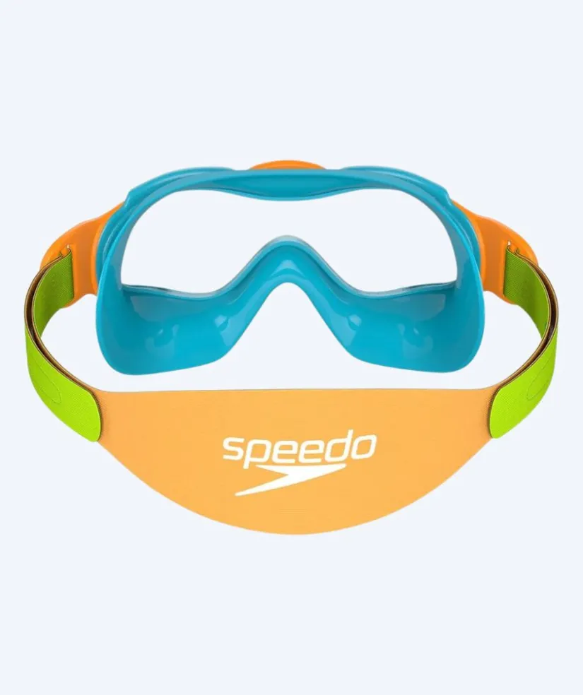 Hot Speedo svømmemaske til børn (2-6) - Biofuse 2.0 - Grøn/orange