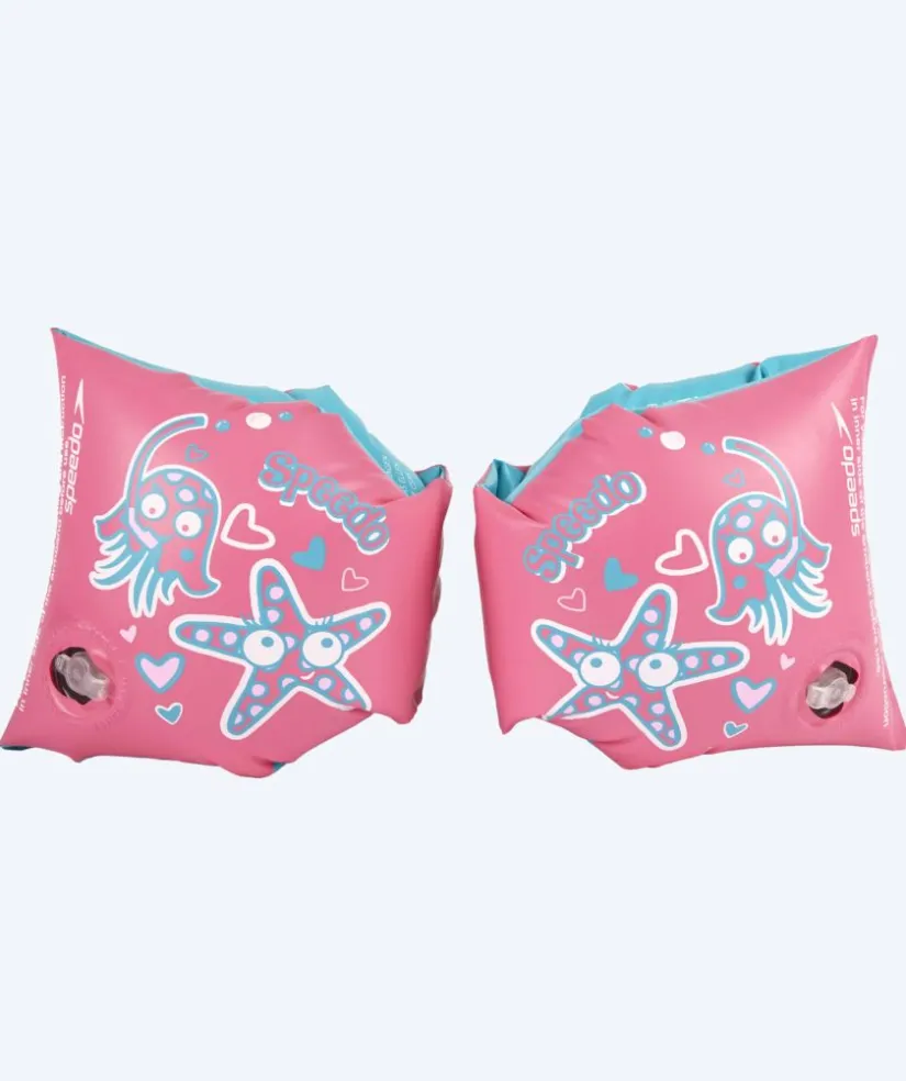 Outlet Speedo svømmevinger til børn (2-6) - Sea Squad - Pink/blå