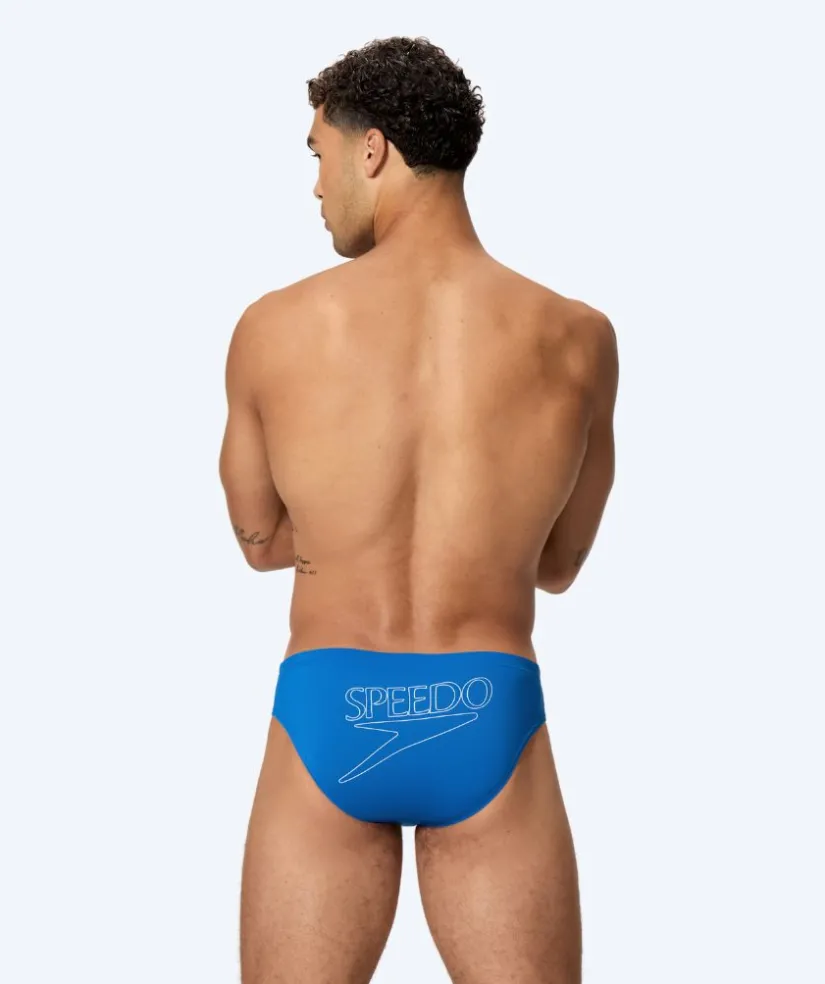 Sale Speedo trekantede badebukser til mænd - Endurance Logo - Lyseblå