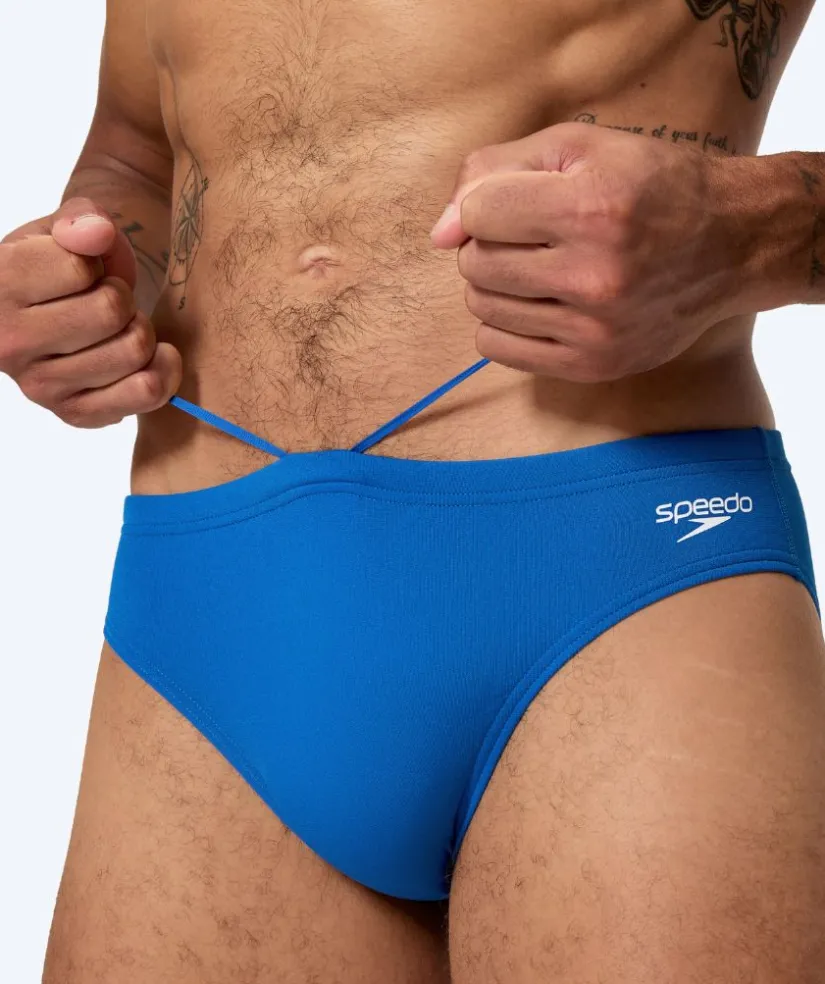 Sale Speedo trekantede badebukser til mænd - Endurance Logo - Lyseblå