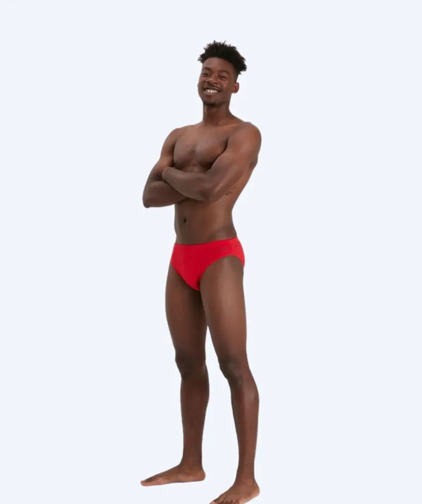 Best Speedo trekantede badebukser til mænd - Eco Endurance - Rød
