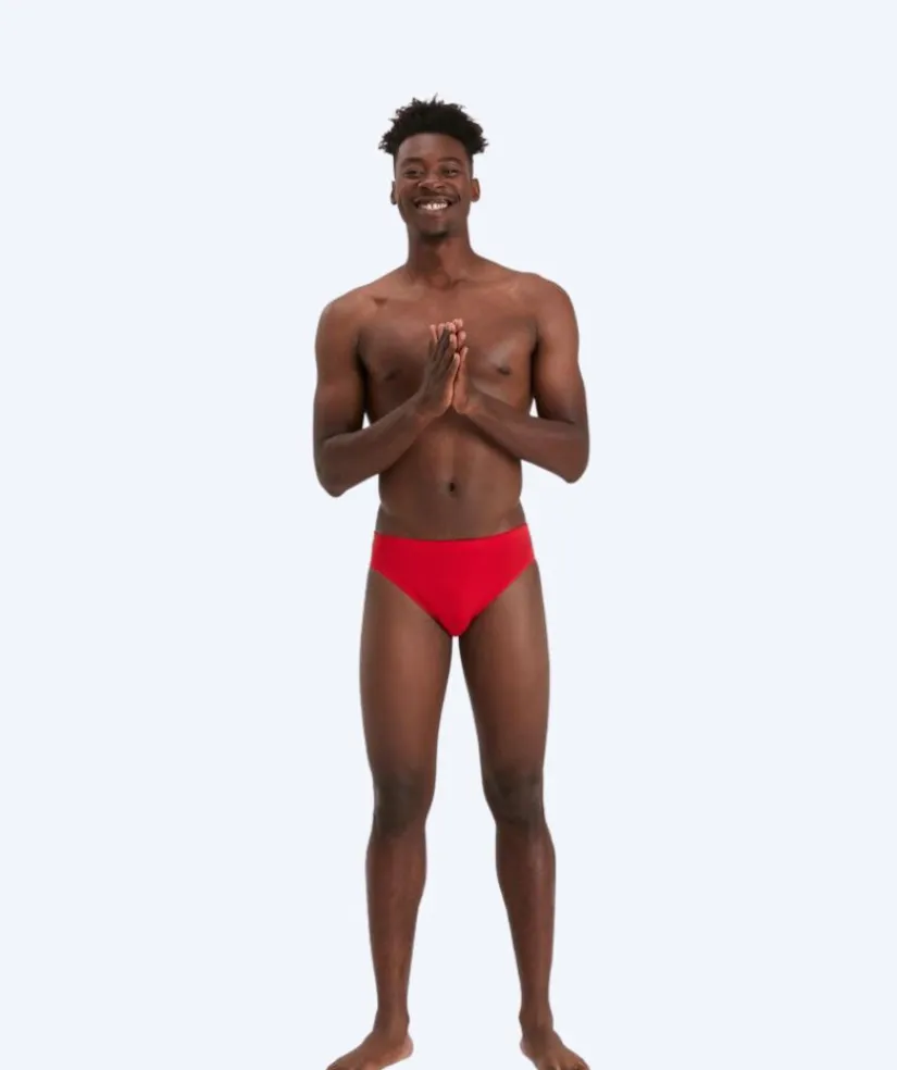 Best Speedo trekantede badebukser til mænd - Eco Endurance - Rød