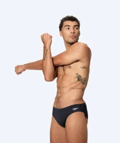 New Speedo trekantede badebukser til mænd - Endurance Logo - Sort