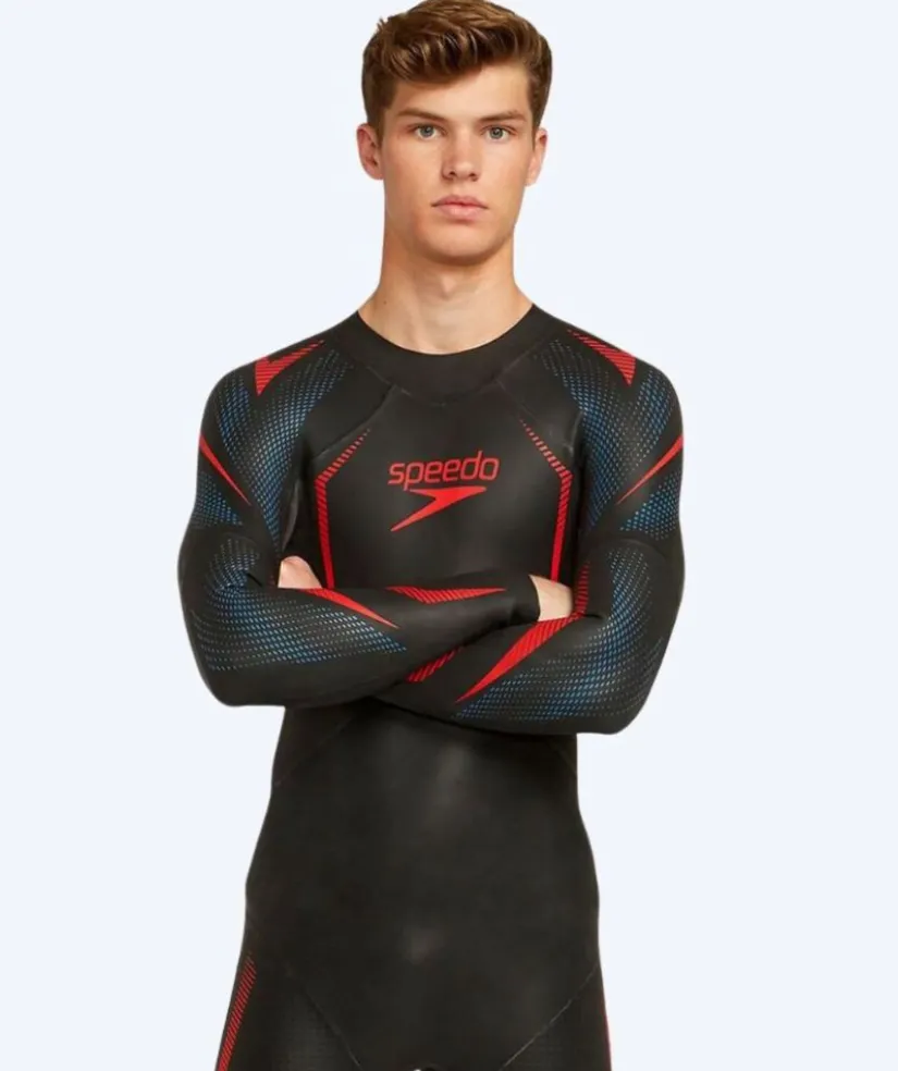 Sale Speedo våddragt til mænd - Xenon - Sort/rød