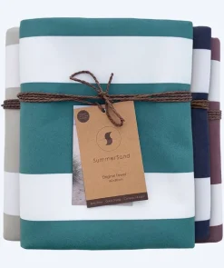 Sale SummerSand microfiber håndklæde - Ocean Green (Turkis)