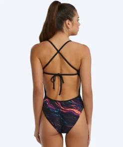Online TYR badedragt til damer - Durafast Elite Crosscutfit - Sort/multi