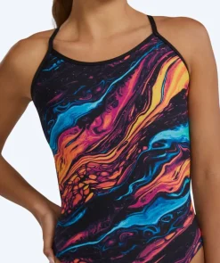 Online TYR badedragt til damer - Durafast Elite Crosscutfit - Sort/multi
