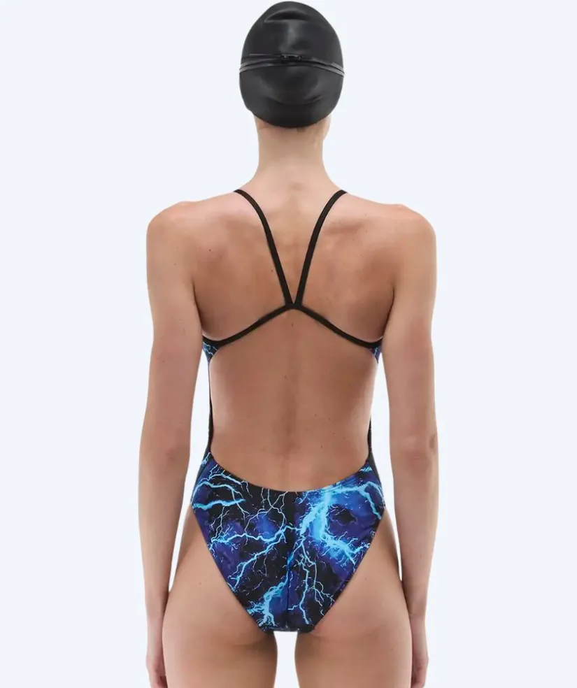 Outlet TYR badedragt til damer - Durafast Elite Cutoutfit Arterix - Blå/sort