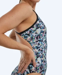 Sale TYR badedragt til damer - Durafast Elite Prismbreak - Sort/multi