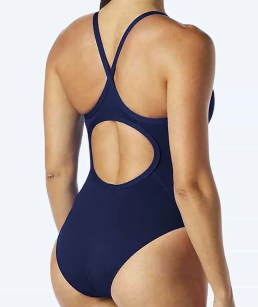 Sale TYR badedragt til damer - Durafast Elite Solid - Blå