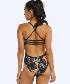 Best TYR badedragt til damer - Durafast Elite Trinityfit - Sort/orange