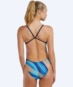 Best TYR badedragt til damer - Riptidal Cutoutfit - Blå/orange