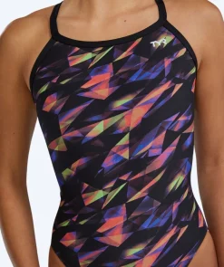 Hot TYR badedragt til damer - Triadic Diamondfit - Sort/multi
