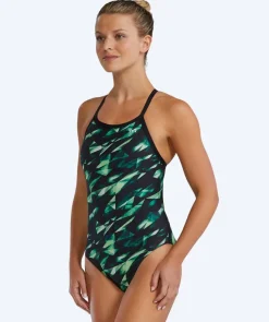 Clearance TYR badedragt til damer - Triadic Diamondfit - Grøn/sort