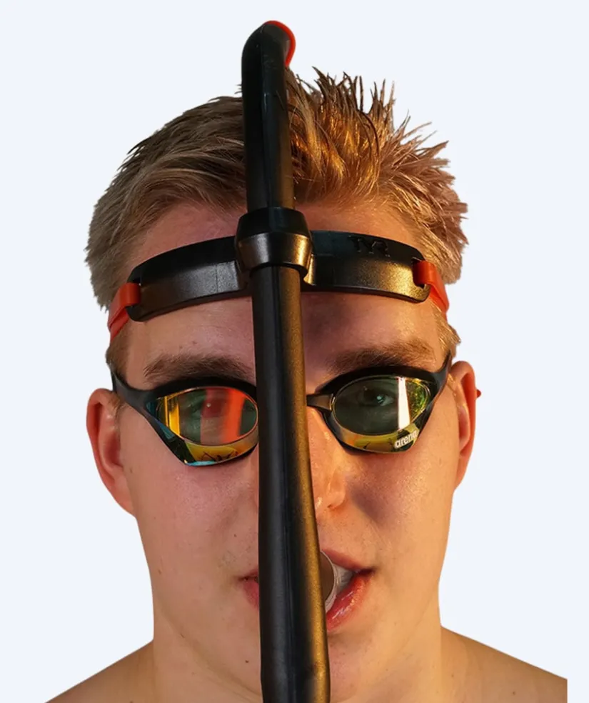 TYR centersnorkel - Ultralite Elite - Mørkeblå