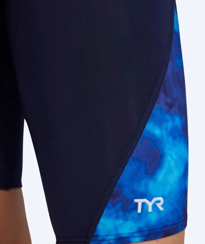 Best TYR lange badebukser til mænd - Blade Splice Waveform - Sort/blå