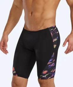 New TYR lange badebukser til mænd - Blade Splice Triadic - Sort/multi